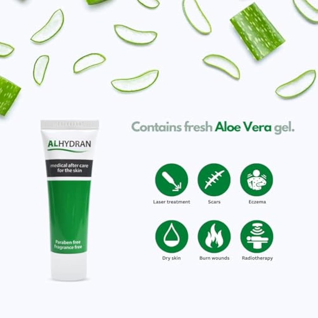 Alhydran Scar Cream | Hydrating After Care for Eczema & Burns, 30ml