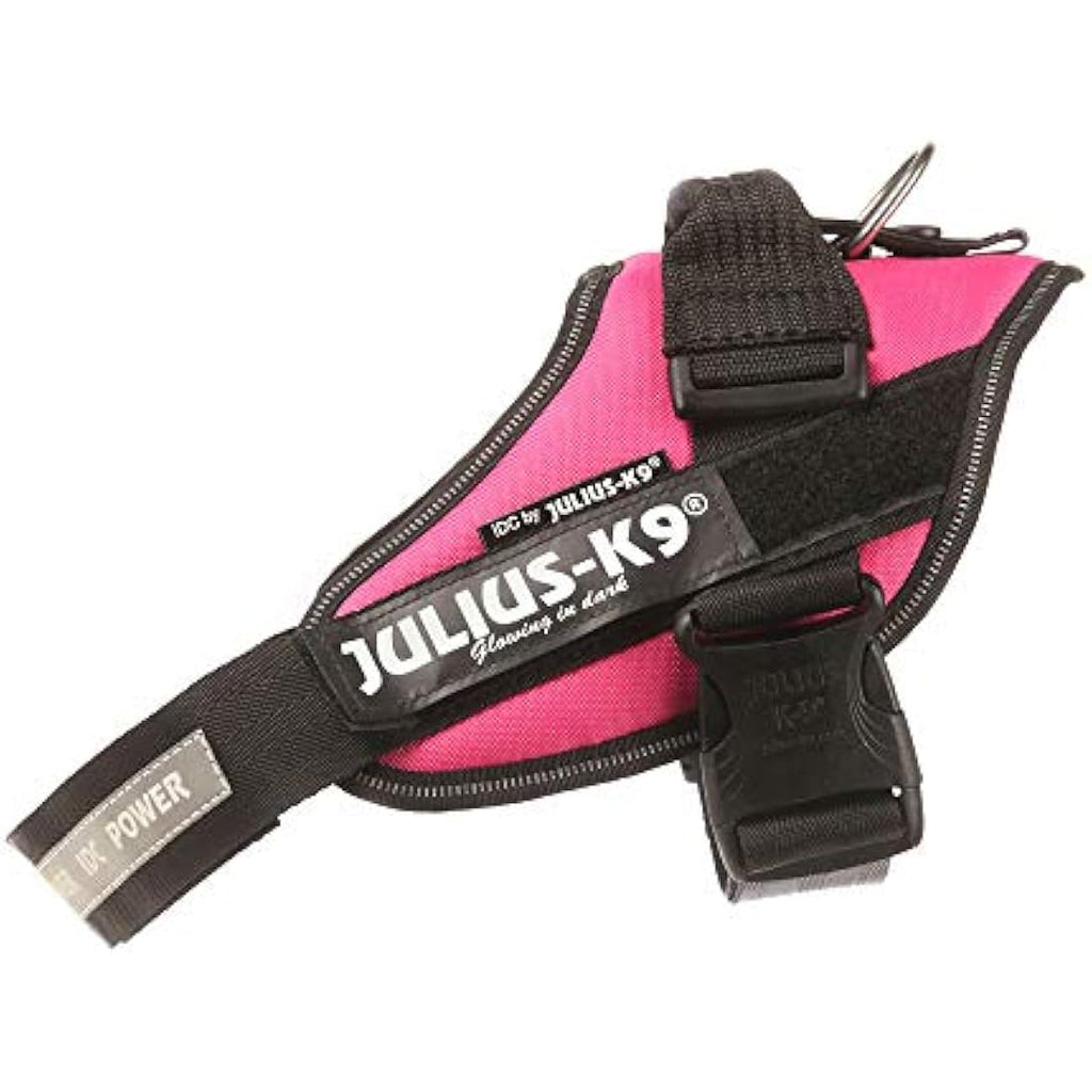 IDC Powerharness Dog Harness - Reflective, Dark Pink, Size M/0