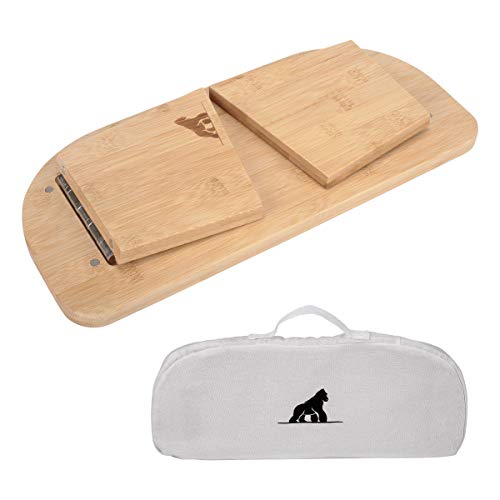 My Fat Gorilla Ergonomic Bamboo Meditation Stool - Foldable Yoga Bench