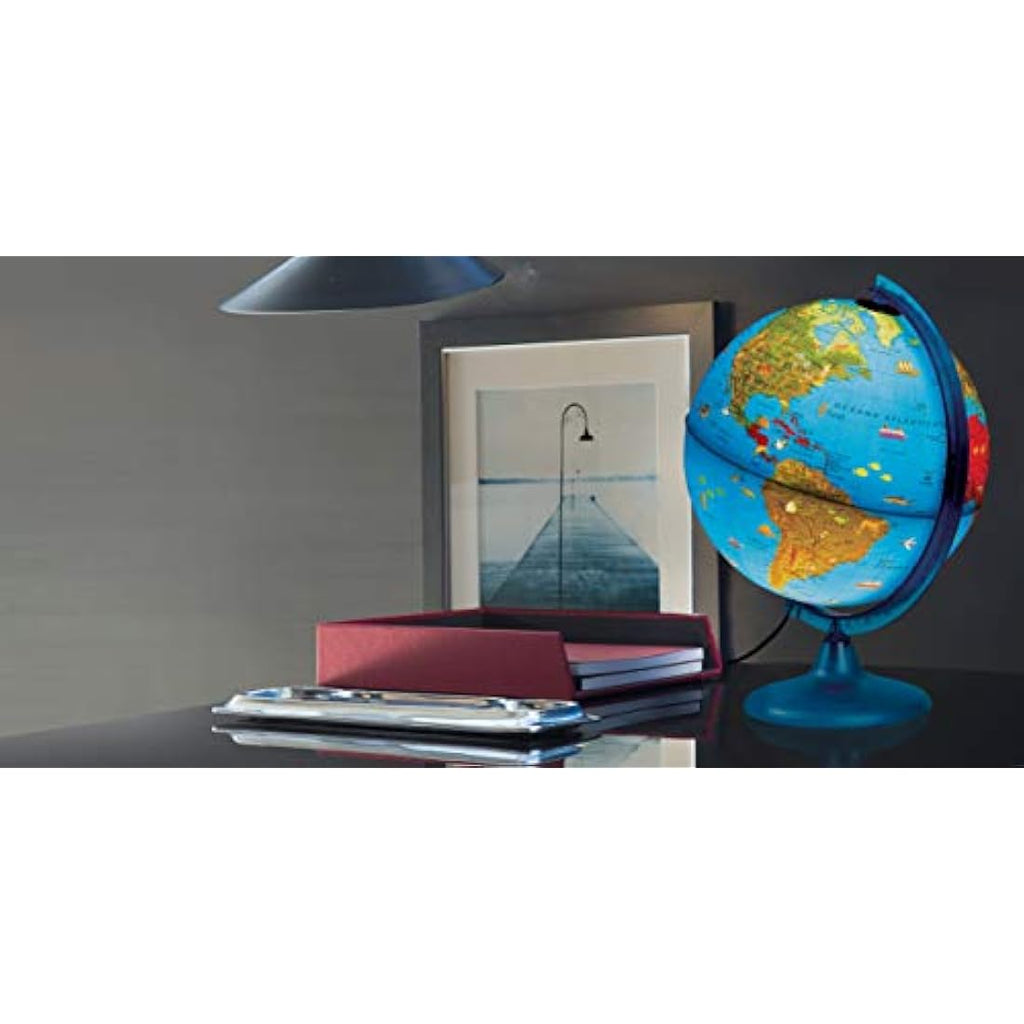 Tecnodidattica Arca Globe – 25 cm Illuminated Educational Desktop Globe