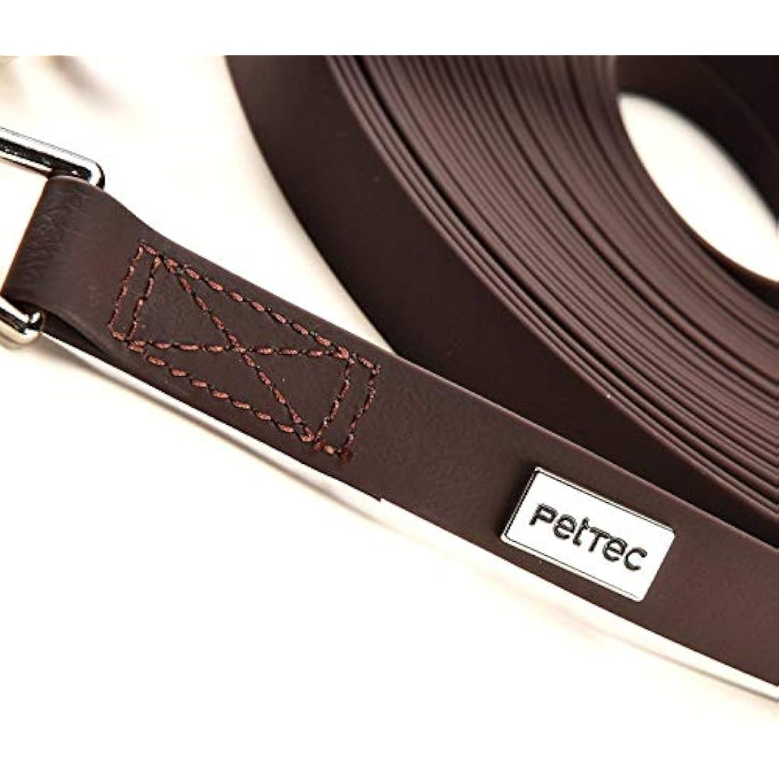 PetTec Trioflex Dog Leash – 10m Weatherproof Heavy Duty Lead in Brown