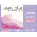 Fabriano Artistico Watercolour Paper Block | Hot Pressed 300gsm 12x18"