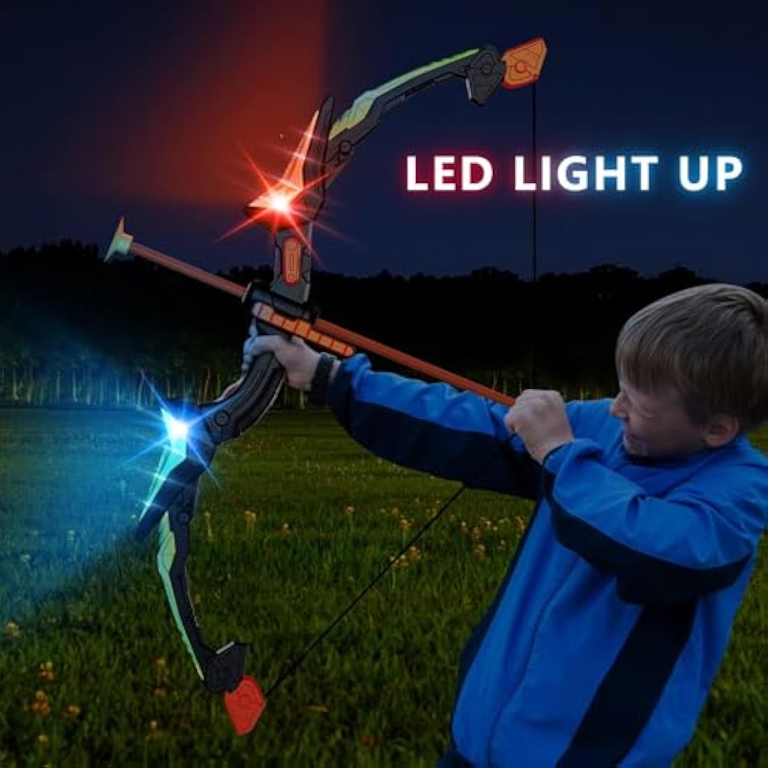 Kids LED Archery Set – Bow and Arrow Toy with 10 Arrows
