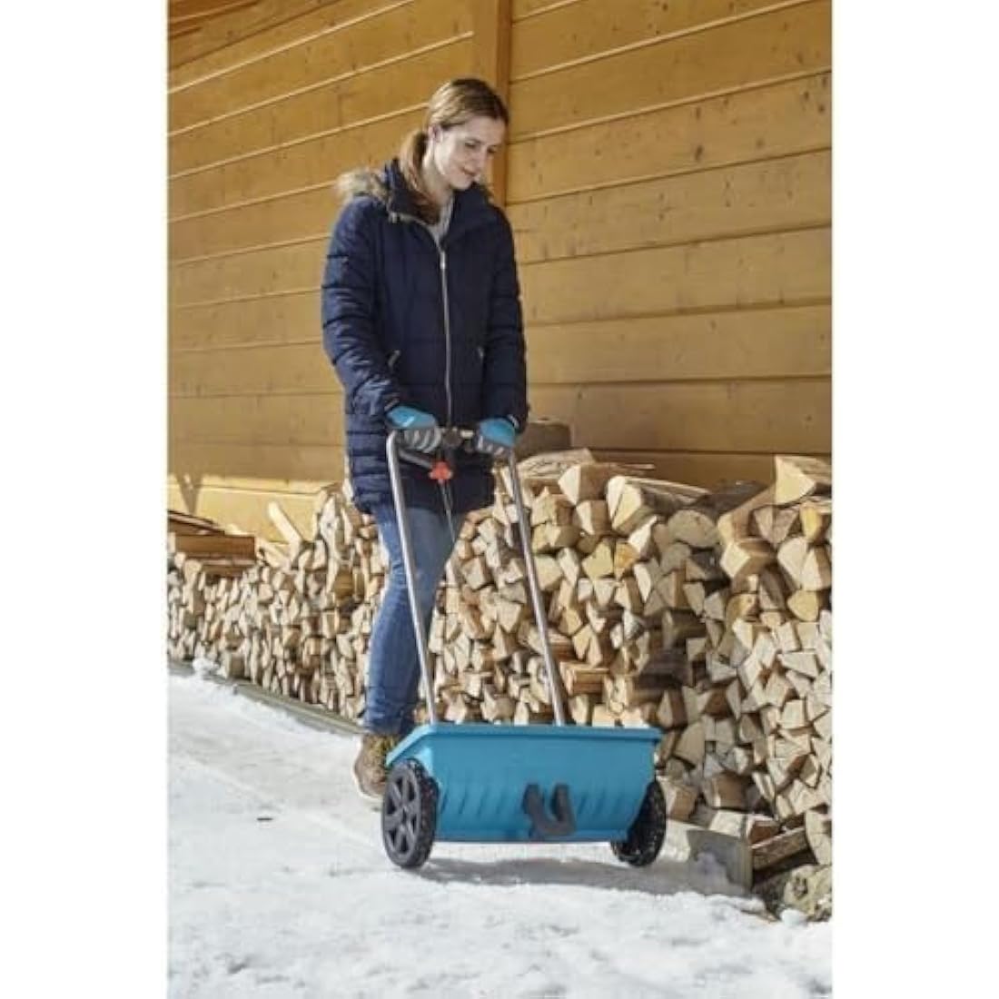 Gardena Spreader L – 12.5L Universal Lawn Spreader for Seed & Salt