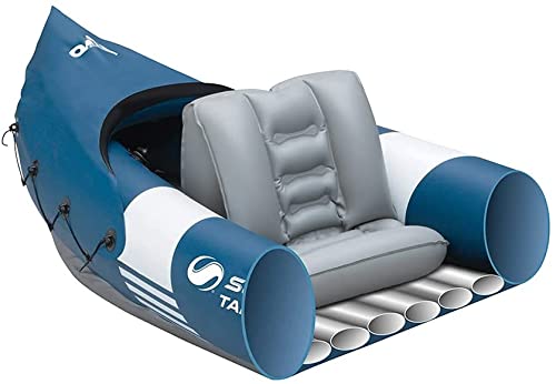 Sevylor Tahaa Inflatable 2-Person Kayak with Paddle | Robust PVC Canoe