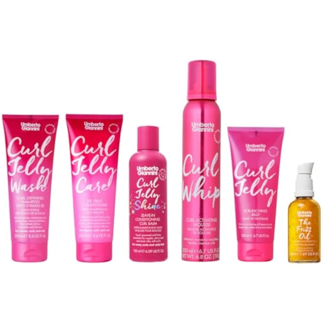 Umberto Giannini Curl Type 3 Kit | Wash & Style Set for 3a-3c Curls