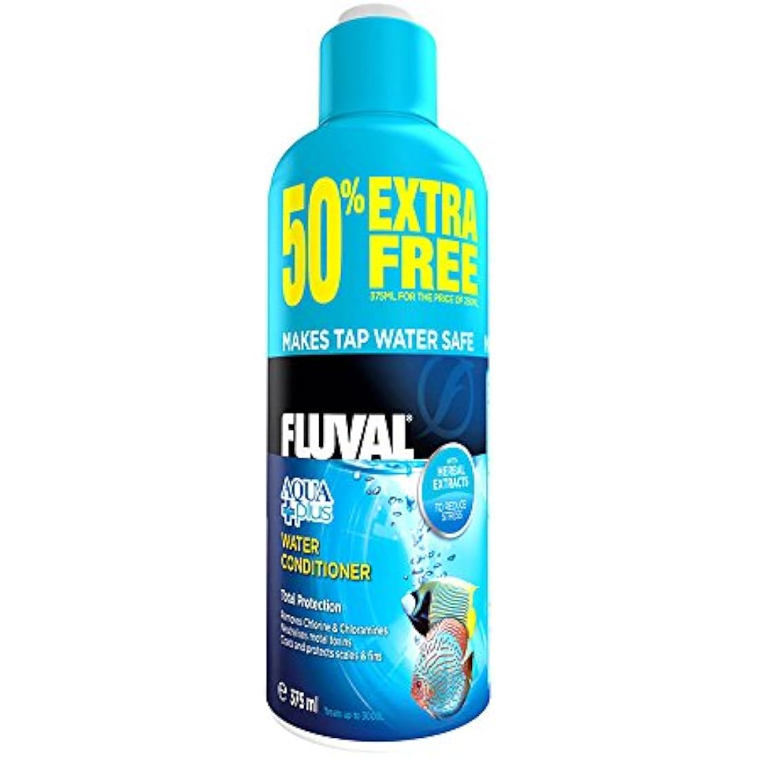 Fluval Aqua Plus Water Conditioner for Fish Tanks - 562ml Value Pack