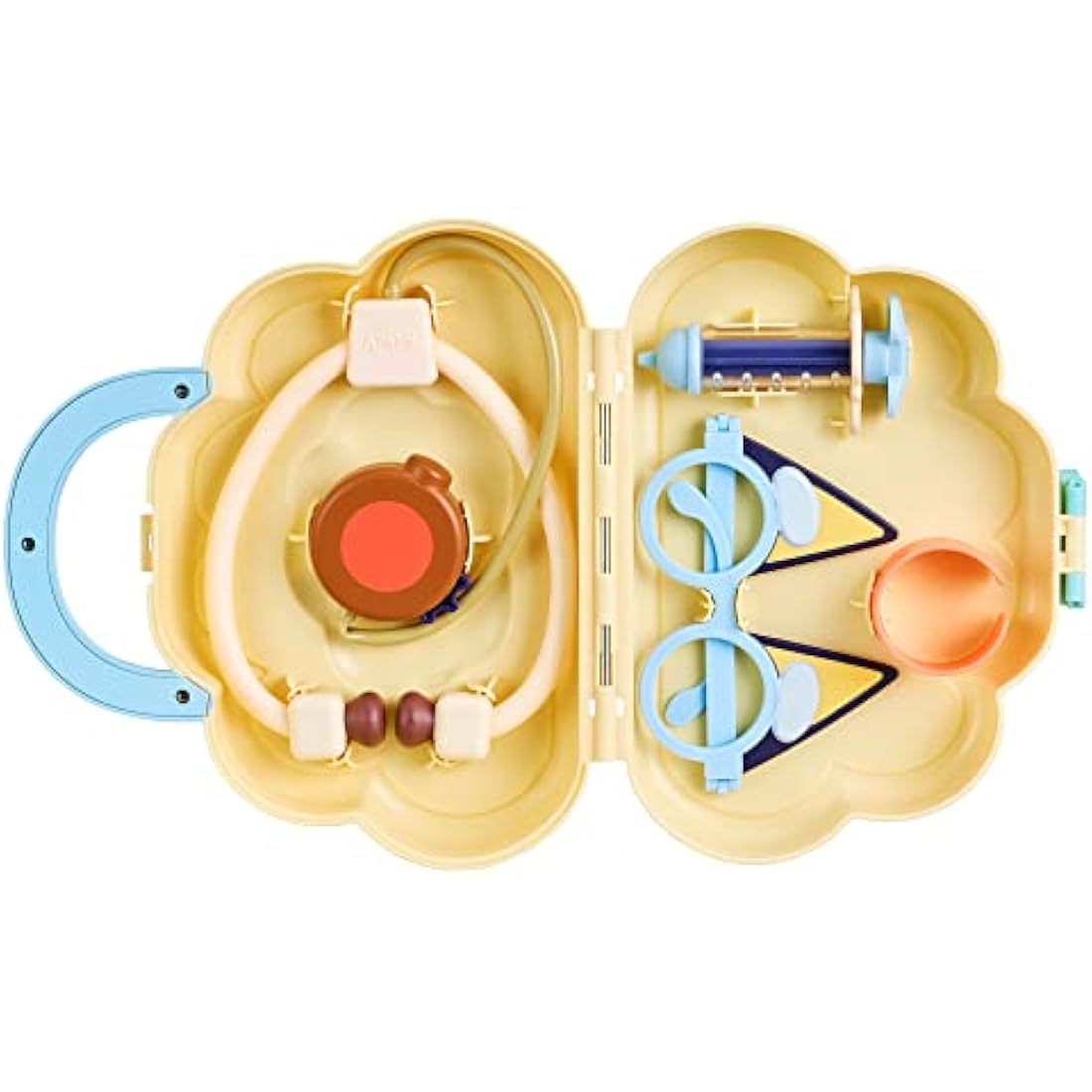 Bluey Cloud Bag Doctor's Playset – 7-Piece Kids Pretend Play Medical Kit