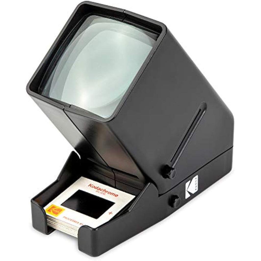 Kodak 35mm Slide Viewer | 3x Magnification LED Film Projector – Black