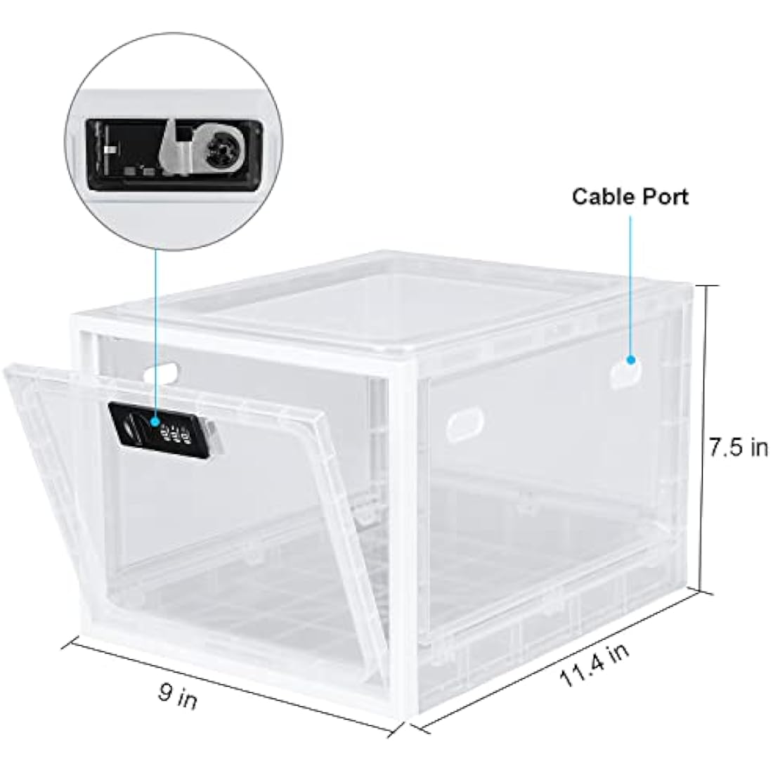 Jolof Store Medicine Lock Box – Secure Medication Storage for Home & Office