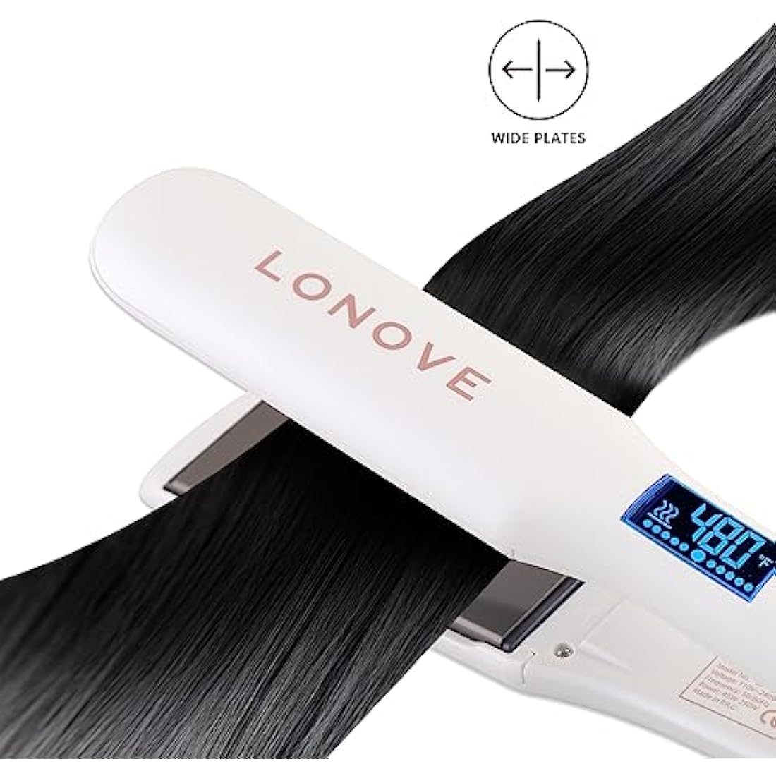 Titanium Hair Straightener – Professional Flat Iron for Thick Hair