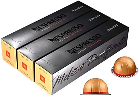 Nespresso Vertuo Melozio Decaffeinato Coffee Capsules - 30 Count
