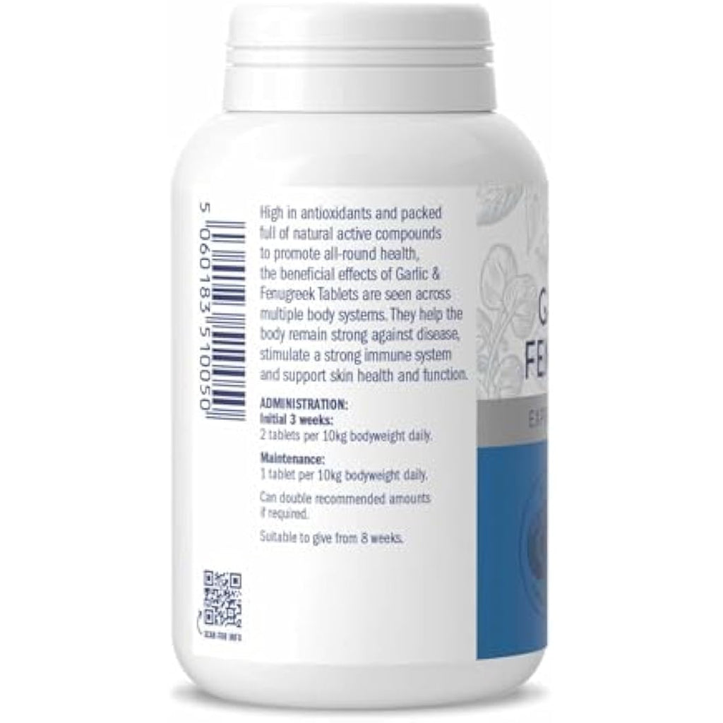 Dorwest Herbs Garlic and Fenugreek Tablets for Dogs – 500 Count