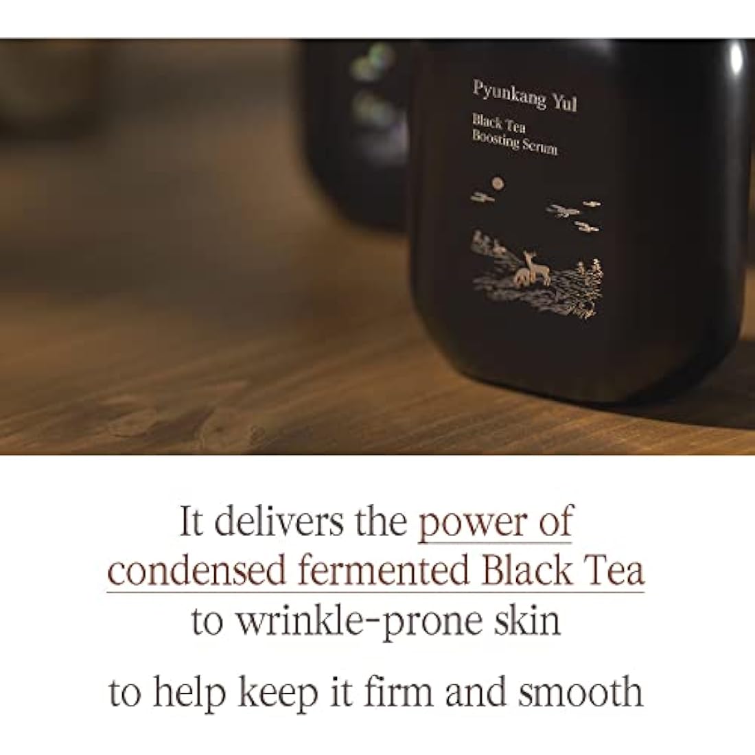 Pyunkang Yul Black Tea Boosting Serum | Firming Kombucha Skincare - 45ml