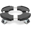 WEIBIDA Heavy Duty Plant Caddy | Adjustable 15-21 Inch Rolling Stand