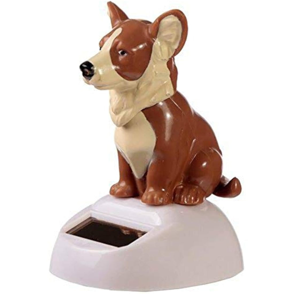 Puckator Queen and Corgi Solar Pals – Set of 2 Dancing Dashboard Figures