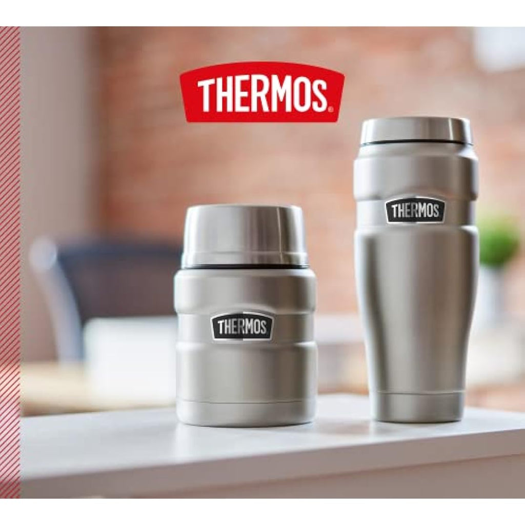 Thermos Stainless King Food Jar 0.47L | Insulated Steel with Spoon