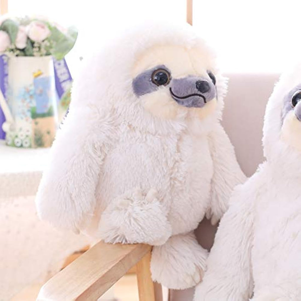 Winsterch Large Sloth Stuffed Animal – Soft Plush Toy, Ivory, 15.7 Inch