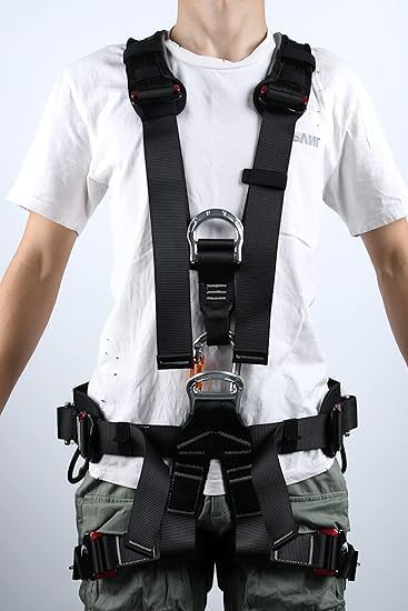 Jolof Store Full Body Safety Harness | Adjustable Rock Climbing Belt