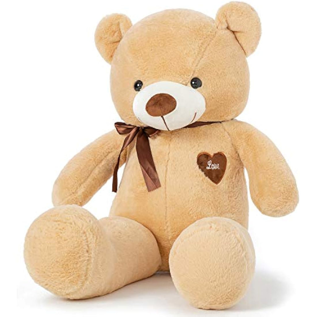 YunNasi Giant Teddy Bear | 39 Inch Light Brown Plush Stuffed Animal