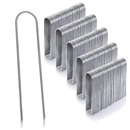 GardenMate Galvanised Steel Garden Securing Pegs - 150mm (250 Pack)
