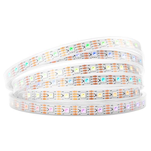 BTF-LIGHTING WS2813 RGB LED Strip Light | 16.4ft 300 Pixels IP67 Waterproof