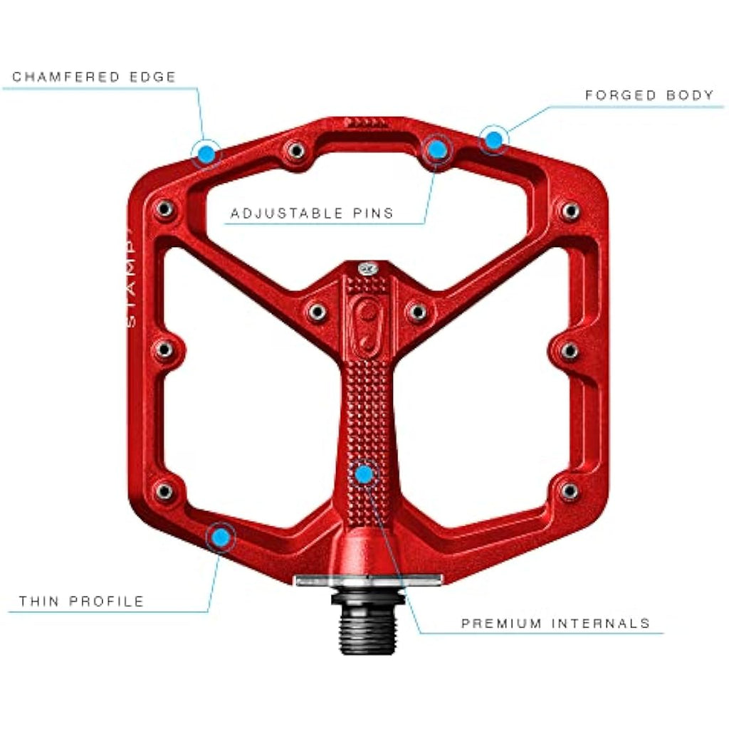 Crankbrothers Stamp MTB Pedals – Aluminum Platform Mountain Bike Pedals