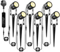 ECOWHO LED Garden Spotlights | 21m IP65 Waterproof Low Voltage Spike Lights