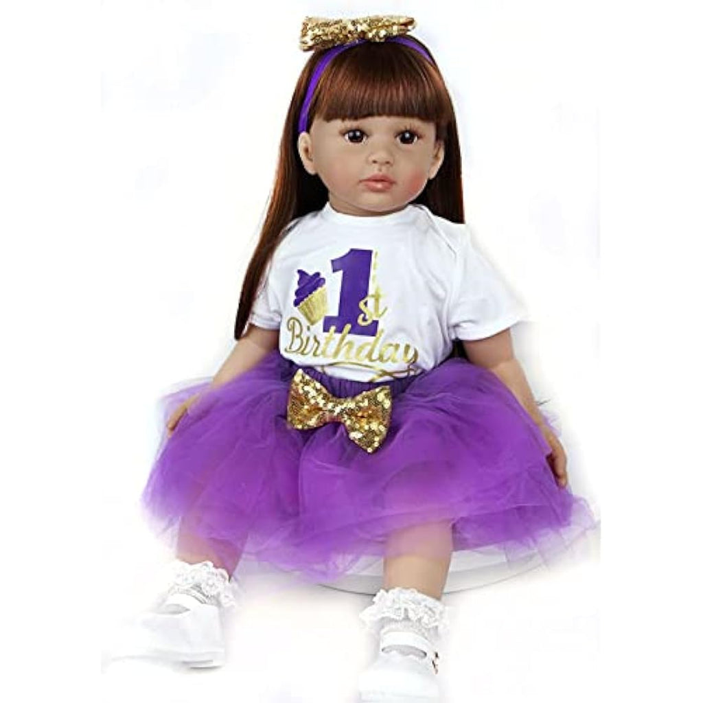 ZIYIUI 24 Inch Realistic Reborn Baby Doll | Soft Silicone Newborn