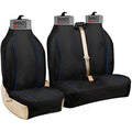 Citroen Berlingo 1.6 HDi Van Seat Covers – Black with Blue Piping