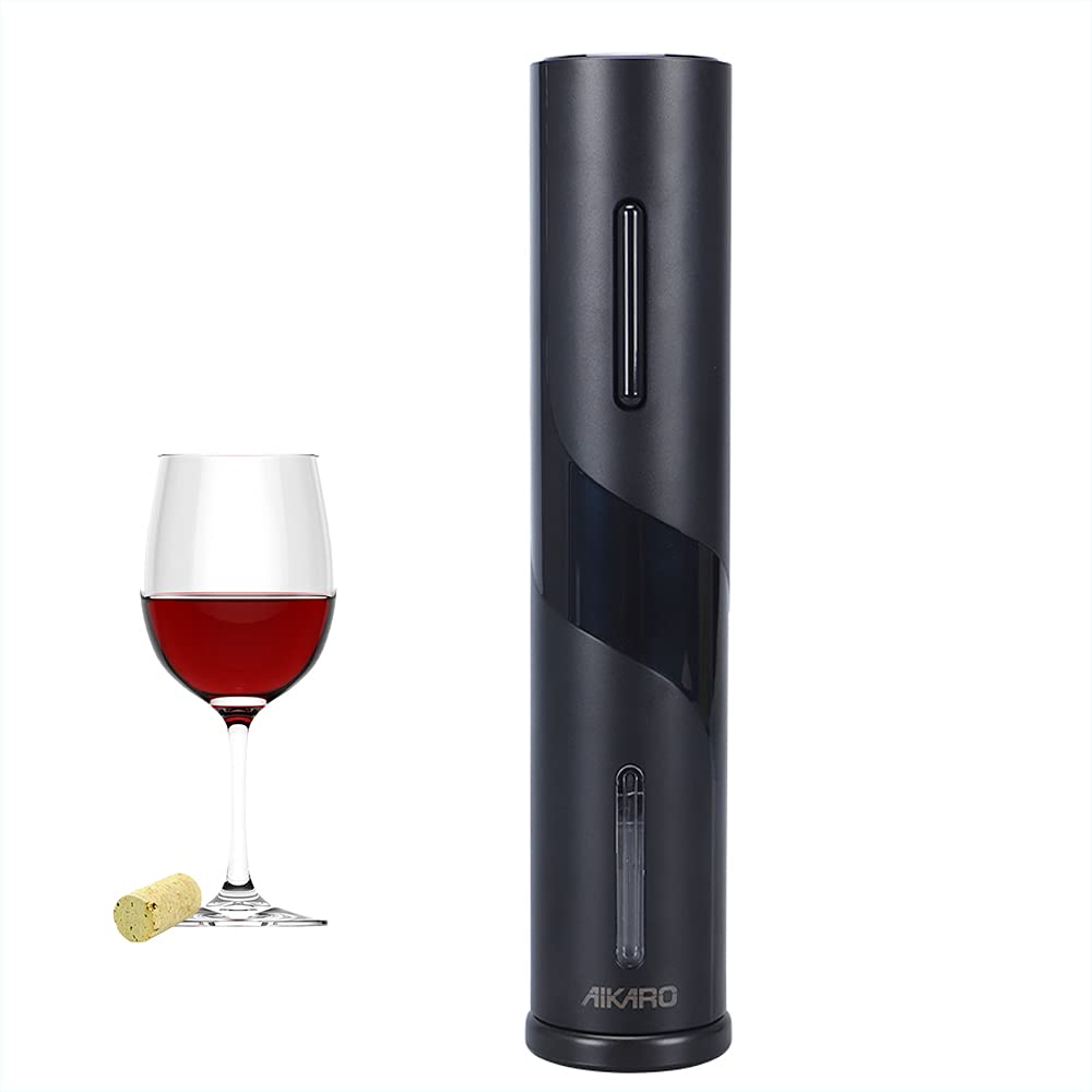 AIKARO Electric Wine Bottle Opener – Automatic Battery Corkscrew