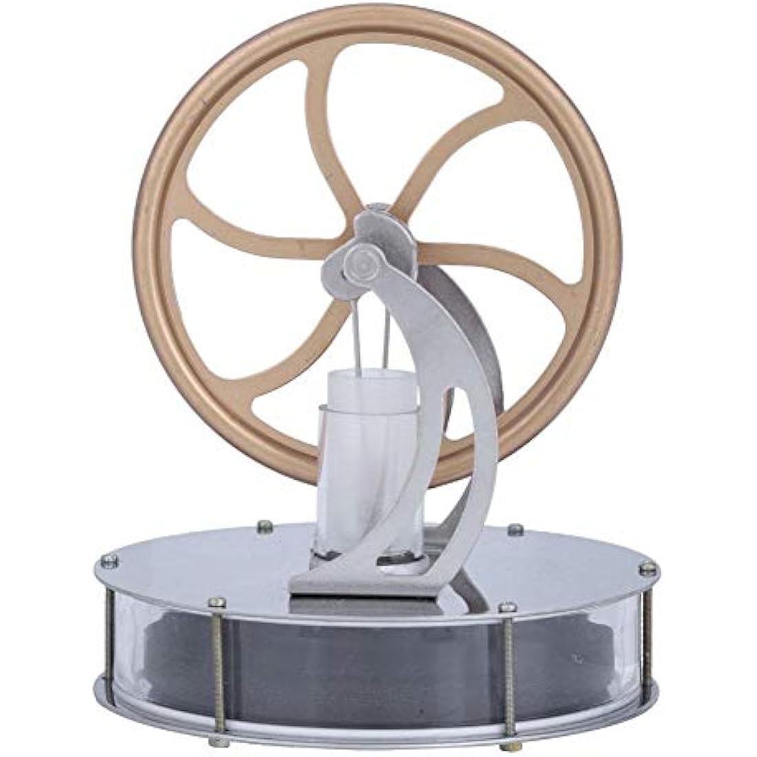 Regun Low Temperature Stirling Engine Model – DIY Steam Heat Physics Toy