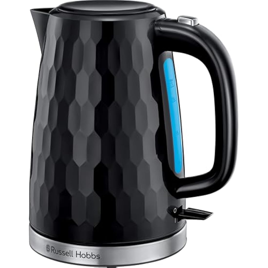 Russell Hobbs Honeycomb Electric Kettle – 1.7L Fast Boil, Black