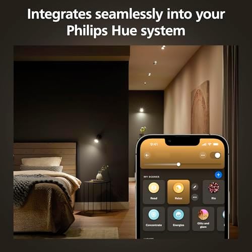 Philips Hue GU10 Smart Spotlight 2-Pack – White Ambiance LED Bulbs