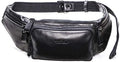 Men's Leather Waist Pack – Waterproof Business Sling Bag