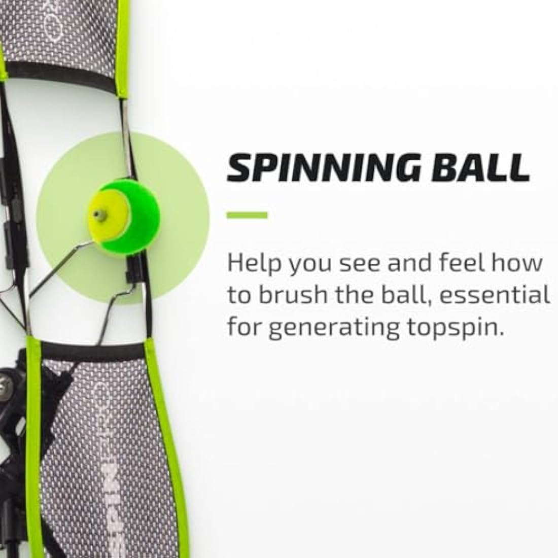 TopspinPro Tennis Training Aid – Adjustable Height Groundstroke Coach