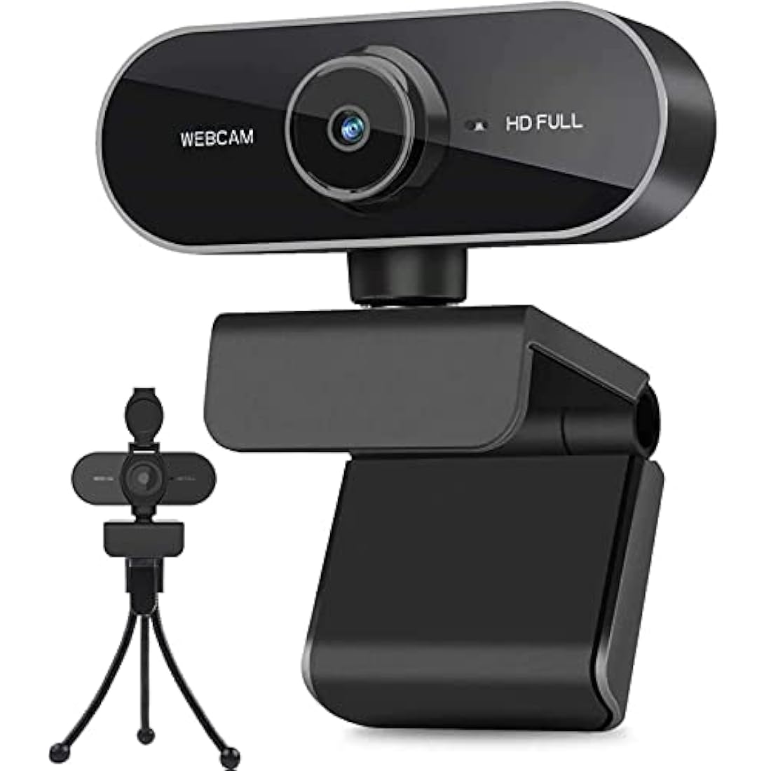 1080P Full HD Webcam with Privacy Cover and Tripod