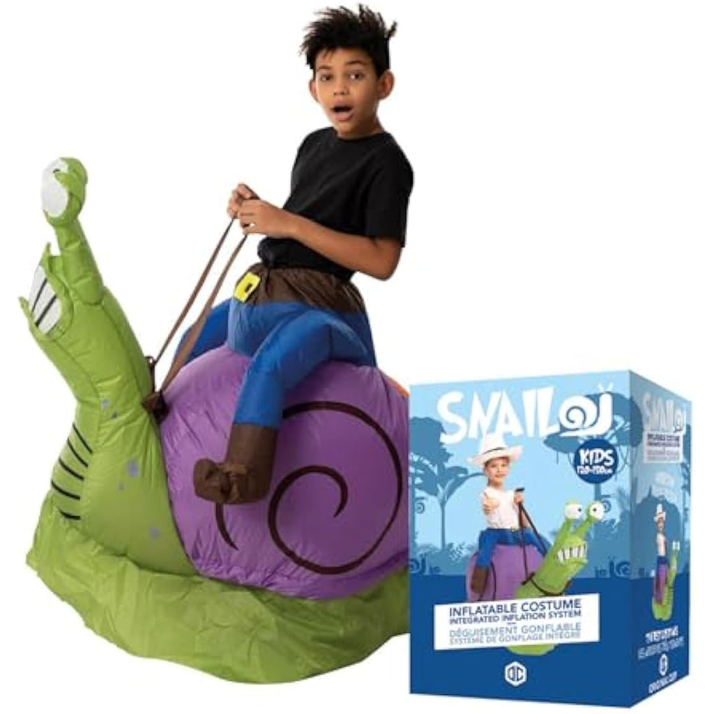 OriginalCup Inflatable Snail Costume for Kids – 120-150cm Polyester Disguise