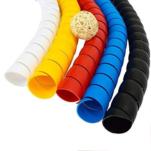 FUNZON Pet Cord Protector – 32.8ft Chew Proof Wire Sleeve (5 Pack)