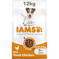 IAMS Senior Dog Food - Chicken Dry Kibble for Small & Medium Dogs 12kg