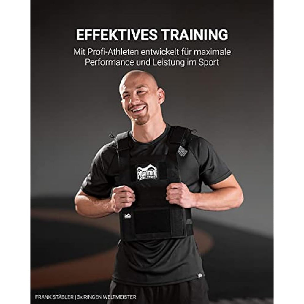 Phantom Athletics Weighted Vest – Adjustable Plate Carrier for Fitness