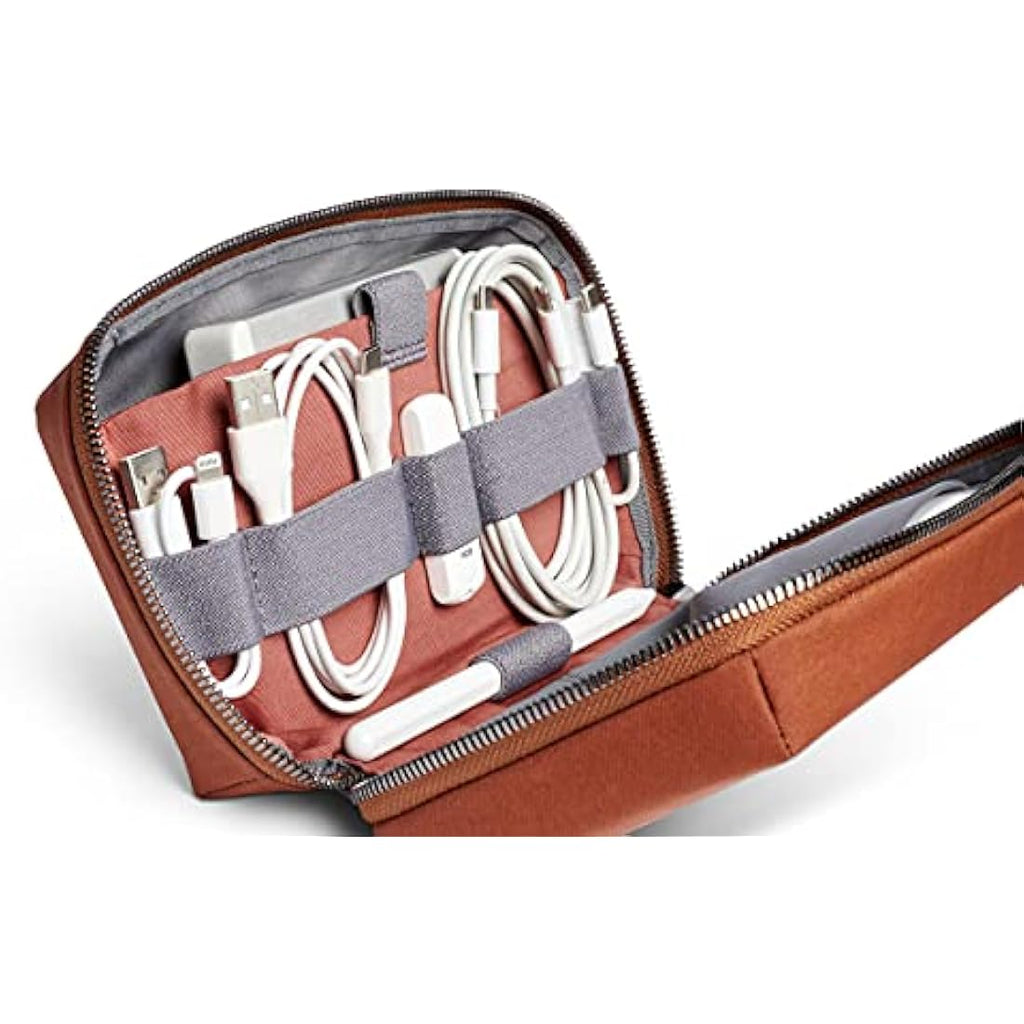 Bellroy Tech Kit – Recycled Water-Resistant Electronics Organizer (Bronze)