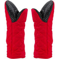 AYADA Silicone Oven Mitts – 13" Long Heat Resistant Gloves, 2 Pack Red