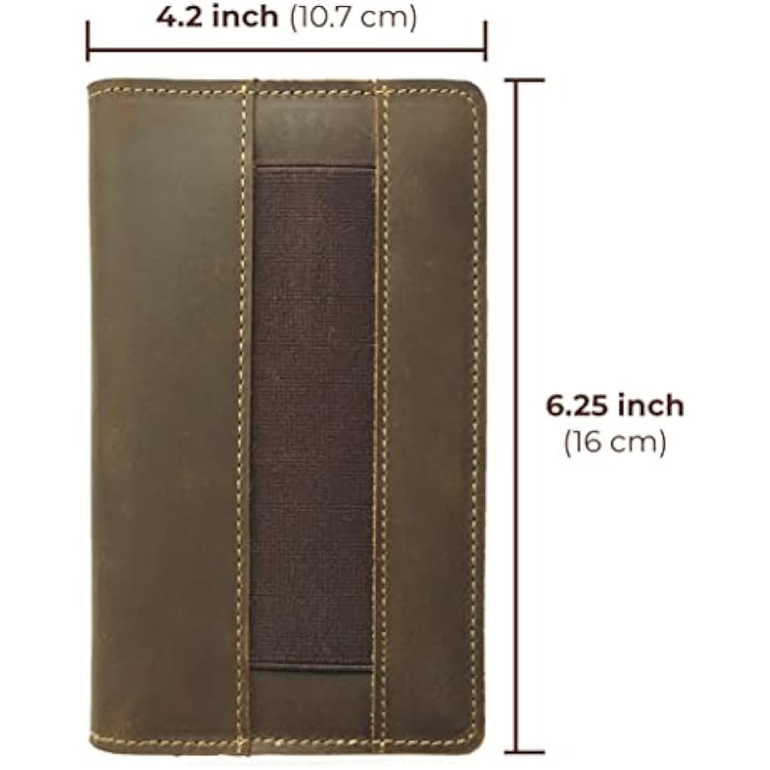 Leather Field Notes Cover – Vintage Pocket Journal Sleeve