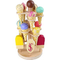 Small Foot Wooden Ice Cream Rack – 15pc Pretend Play Kitchen Set
