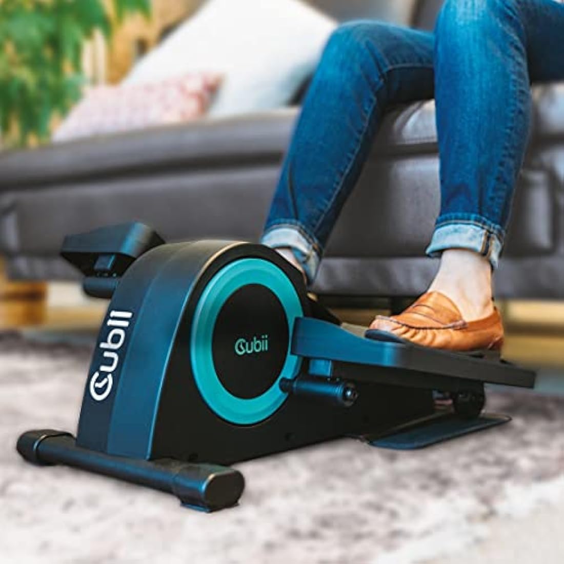 Cubii JR1 Seated Under Desk Elliptical - Compact Pedal Exerciser