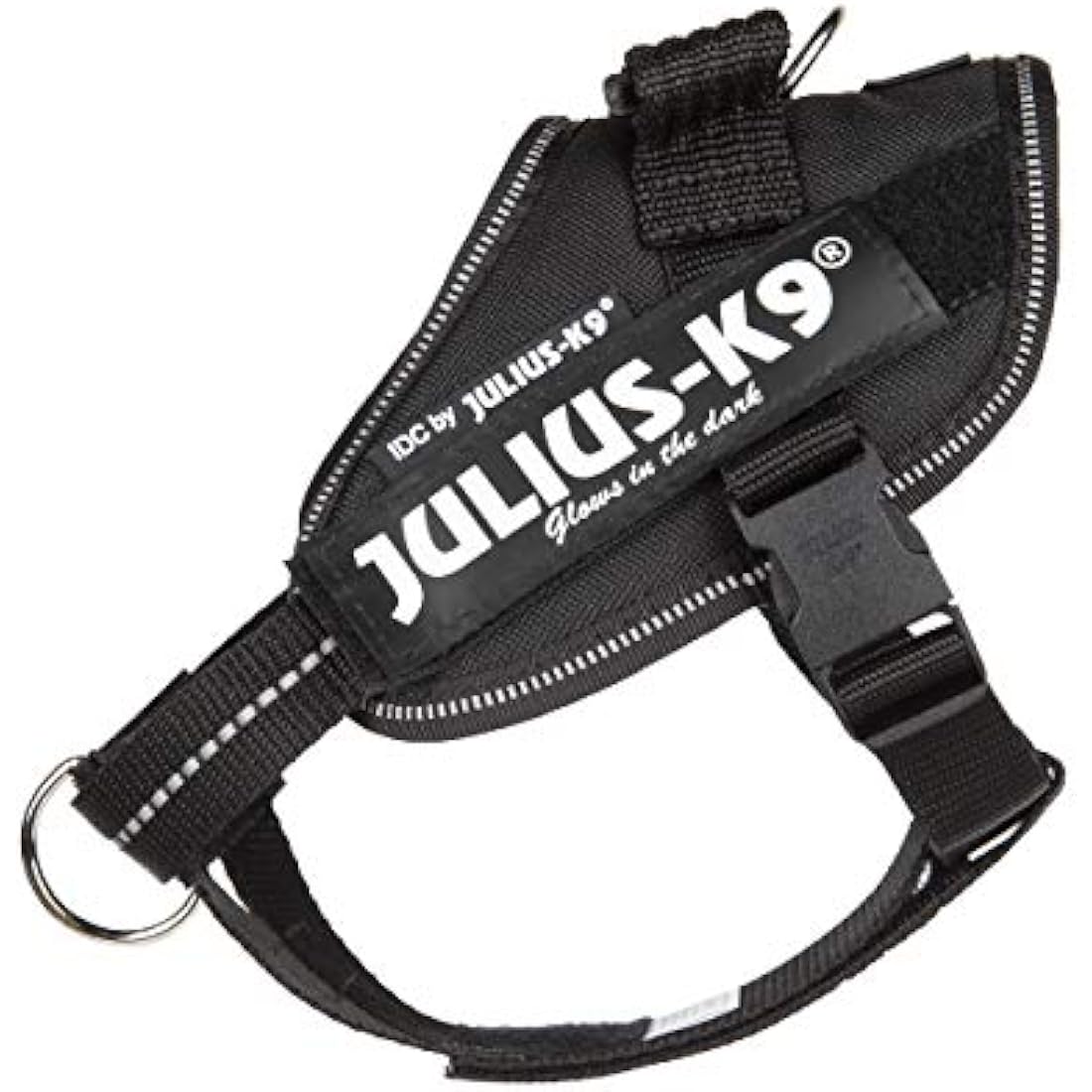 Julius-K9 IDC Powerharness | Reflective Dog Harness - Black - XS