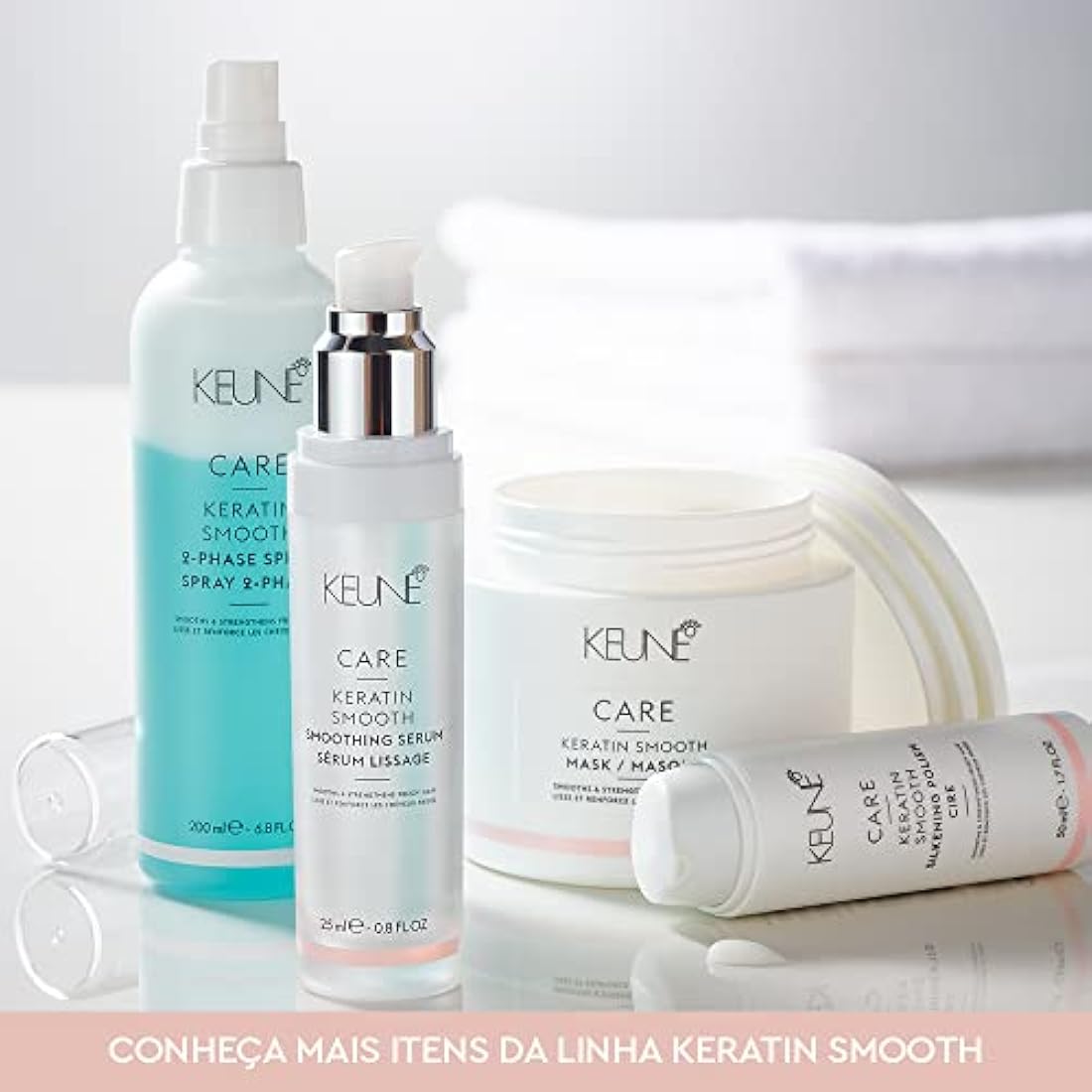 Keune Care Line Keratin Smooth Mask – Anti-Frizz Hair Treatment 500ml