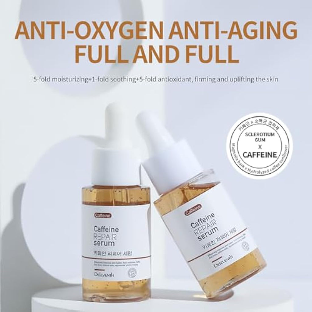 DEleventh Caffeine Repair Face Serum | Anti-Aging & Depuffing - 37ml