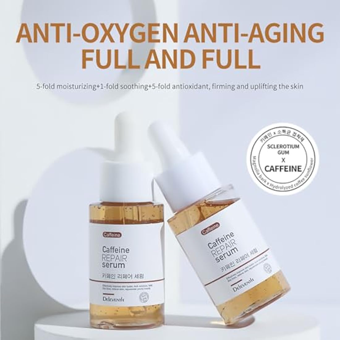 DEleventh Caffeine Repair Face Serum | Anti-Aging & Depuffing - 37ml
